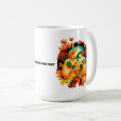 Halloween Gaming, Pumpkin Controller, Orange Green Kaffeetasse (VorderseiteRechts)