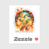 Halloween Gaming, Pumpkin Controller, Spooky Aufkleber (Blatt)