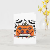 Halloween Gaming Pumpkin Controller Spooky Video G Karte (Gelbe Blume)