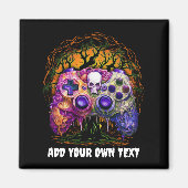 Halloween Gaming, Spooker Controller, Skull Gamer Magnet (Vorne)