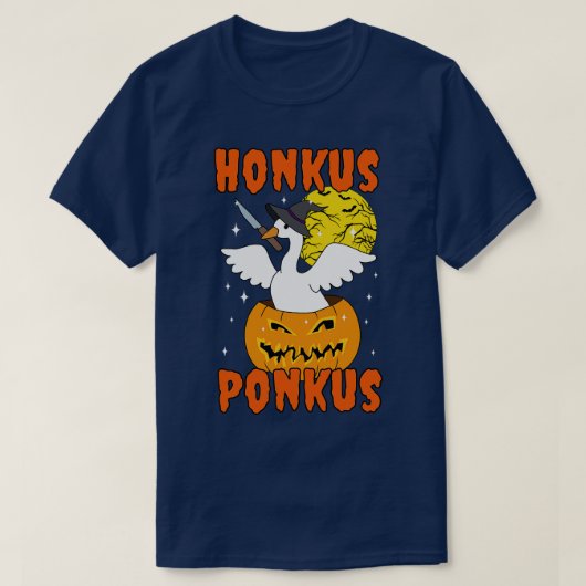 Halloween Gans 1 T-Shirt (Design vorne)