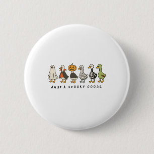 Halloween-Gans einfach gruselig lustige Halloween- Button