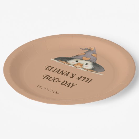 Halloween Gänse Kindergeburtstag Kostüm Party Pappteller (Schrägansicht)