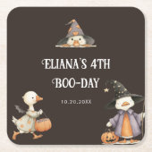 Halloween Gänse Kindergeburtstag Kostüm Party Rechteckiger Pappuntersetzer (Vorderseite)