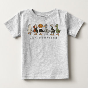 Halloween Gänssling Shirt, Spooky Gänse Säugling Baby T-shirt