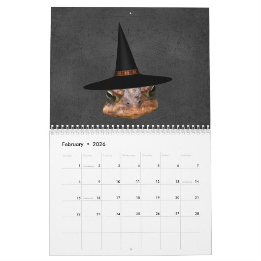 Halloween ganzes Jahr lang Kalender (Feb 2026)