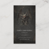 Halloween Gargoyle Visitenkarte (Vorderseite)