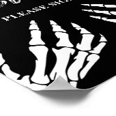 Halloween Gästebuch Baby Shooting Game Poster (Ecke)