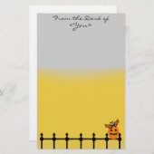 Halloween Gate Briefpapier (Vorne/Hinten)