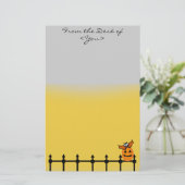 Halloween Gate Briefpapier (Stehend Vorderseite)