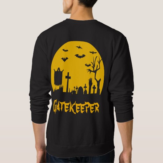 Halloween Gatekeeper Mens Hoodie (Rückseite)