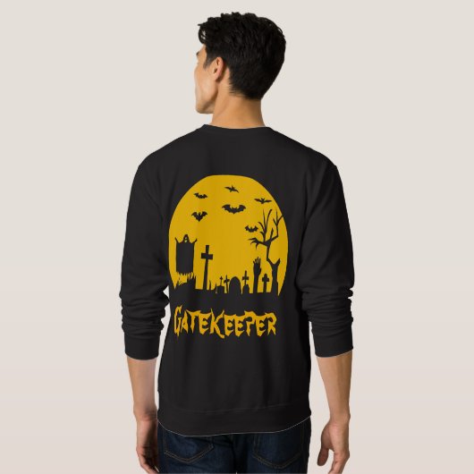 Halloween Gatekeeper Mens Hoodie (Schwarz voll)