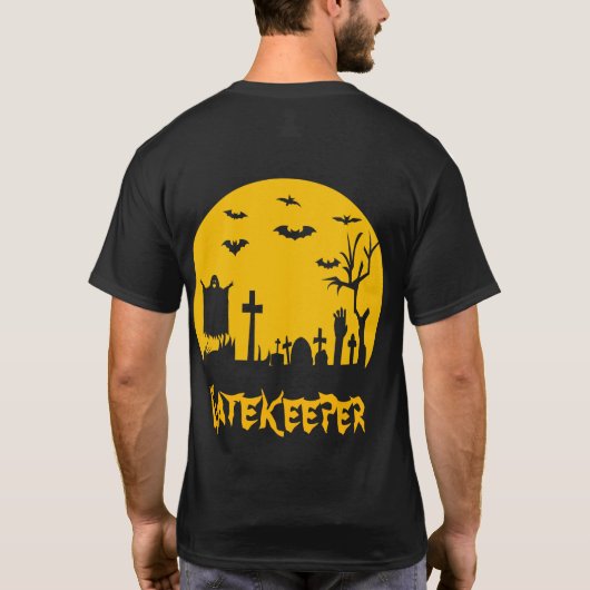 Halloween Gatekeeper T-Shirt (Rückseite)