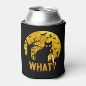 Halloween Gato Negro What? Dosenkühler (Kanne Vorderseite)