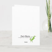 Halloween Gator Card Karte (Rückseite)