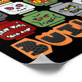 Halloween Gebäude Bricks Monster Builder Brick He Poster (Ecke)