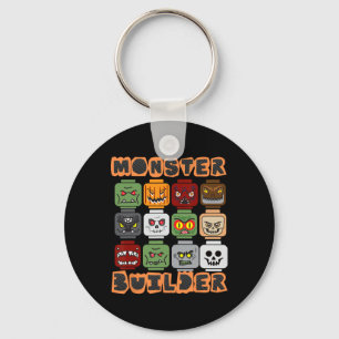 Halloween Gebäude Bricks Monster Builder Brick He Schlüsselanhänger