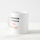 Halloween-Geburtstag 1951 Kaffeetasse (Vorderseite Links)