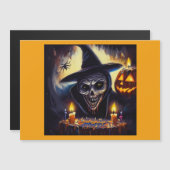 Halloween - Geburtstag 7 Magnetkarte (Vorne/Hinten)