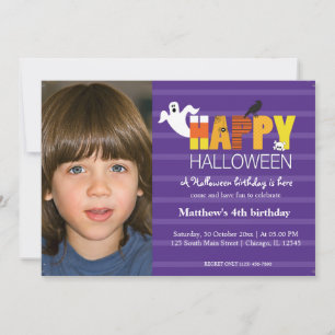 Halloween Geburtstag Einladung