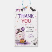 Halloween Geburtstag Geschenkanhänger (Vorderseite)