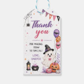 Halloween Geburtstag  Geschenkanhänger (Vorderseite)