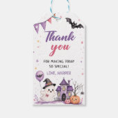Halloween Geburtstag Geschenkanhänger (Vorderseite)