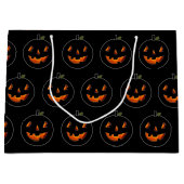 Halloween Geburtstag Große Geschenktüte (Vorderseite)