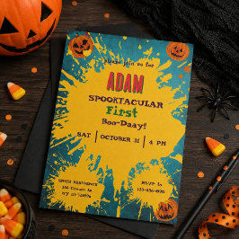 Halloween Geburtstag Kinderparty Halloween Einladung
