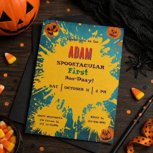 Halloween Geburtstag Kinderparty Halloween Einladung