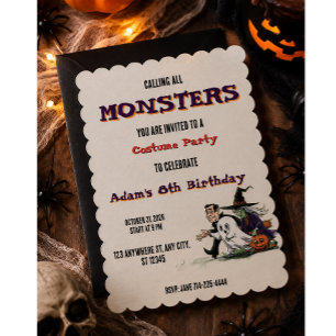 Halloween Geburtstag Kinderparty Halloween Einladung