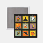 Halloween Geburtstag Magnet (Vorderseite/Rückseite)