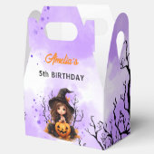 Halloween Geburtstag Niedliche Kleine Hexe Kleines Geschenkschachtel (Geöffnet)