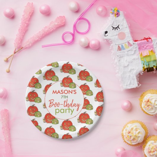 Halloween-Geburtstag Pappteller (Party)