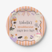 Halloween Geburtstag Spooktacular Pappteller (Vorderseite)