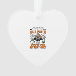 Halloween Geburtstag Vintage Kürbis Party Design_1 Ornament