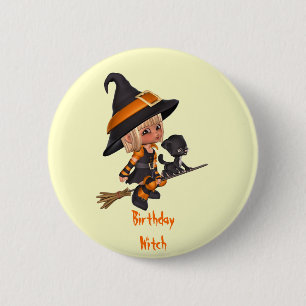 Halloween-Geburtstags-Button Button