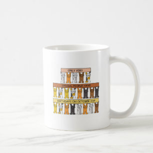 Halloween-Geburtstags-Cartoon-Katzen Kaffeetasse