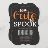 Halloween-Geburtstags-Party Einladung (Vorne/Hinten)