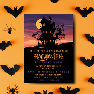 Halloween Geburtstagsfeier Einladung