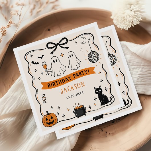 Halloween-Geburtstagsfeier Serviette