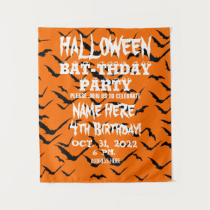 HALLOWEEN GEBURTSTAGSFEIER WANDTEPPICH