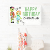 Halloween-Geburtstagsfeier Zombie-Banner Banner (Insitu)