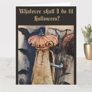 Halloween Geburtstagsfeier Zubehör Geschenkkarte J Karte