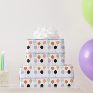 Halloween Geburtstagsgeschenk Geschenkpapier