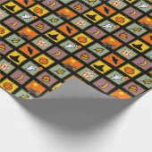 Halloween Geburtstagsgeschenk Geschenkpapier (Ecke)