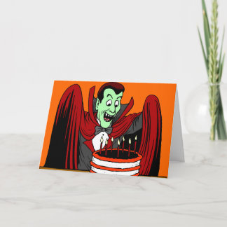 Halloween Geburtstagsgrüße Karte