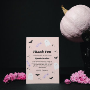 Halloween Geburtstagskarte Dankeskarte