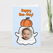 Halloween Geburtstagskarte Karte (Vorderseite)