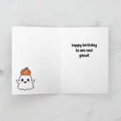 Halloween Geburtstagskarte Karte (Innenseite)